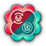 Badge Champignon gratis + Bulles