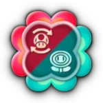 Badge Champignon gratis + Feu