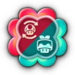 Badge Champignon gratis + Fleur